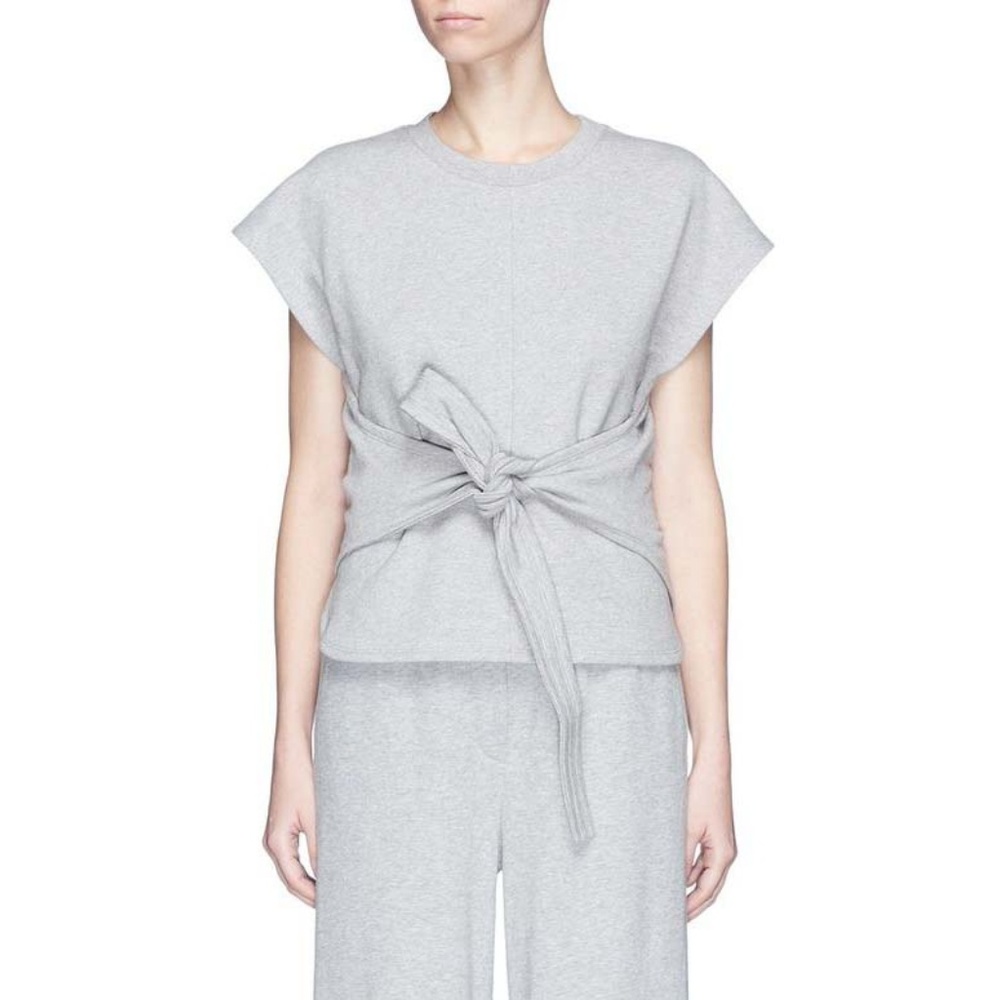 ▪️H O S T P I C K▪️A. Wang Grey Top with Ties